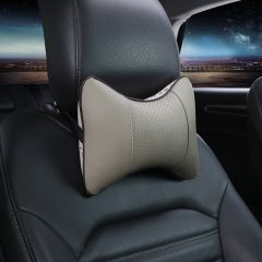 夏季冰丝汽车用头枕骨头靠枕护颈枕脖子劲颈部车载车座小枕头一对